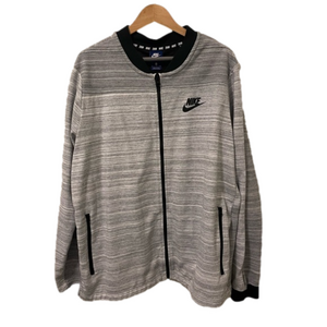 NIKE Full Zip Grey and White Size XL
